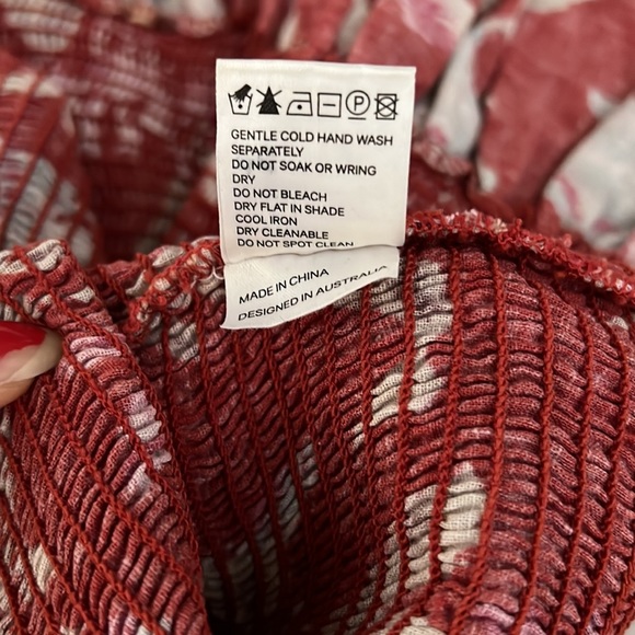 Zimmermann Corsair Iris Shirred Linen And Cotton Blend Dress - Picture 6 of 8